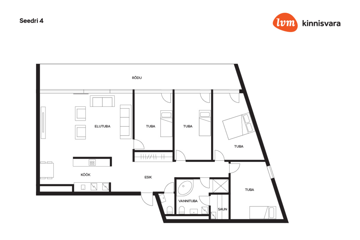 Seedri tänav 4, Pärnu linn, Pärnu, Pärnu maakond
