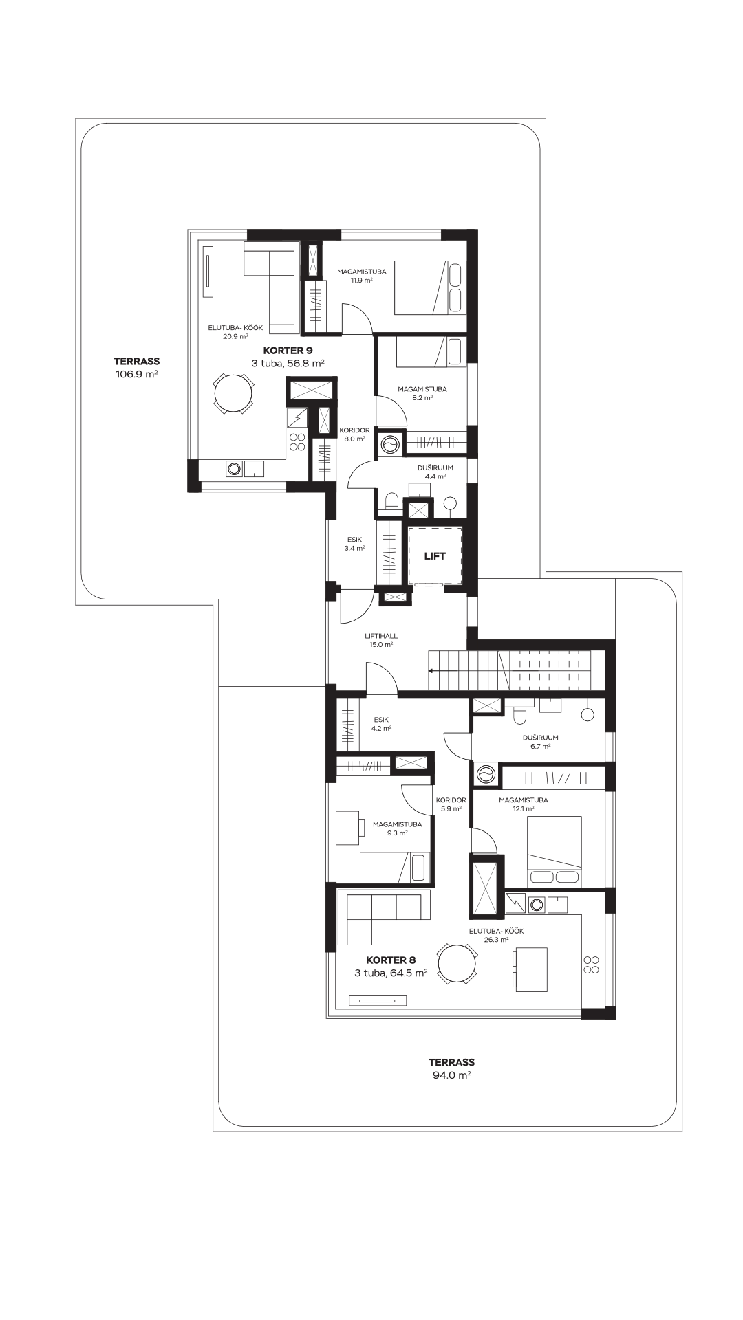 Villa 2 – korrus 3 – Telefon